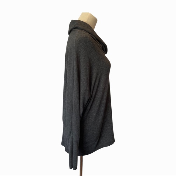 Sunday Ladies Dark Grey Cowl Neck Sweater - Picture 7 of 7
